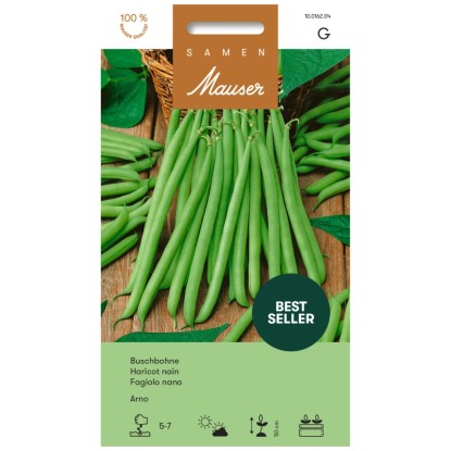 Samen Mauser Haricot nain Arno 60 g Samen Mauser Haricot nain Arno 60 g