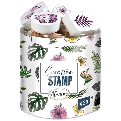 Stempelset Jungle 29 Stk. inkl. Stempelkissen Stempelset Jungle 29 Stk. inkl. Stempelkissen