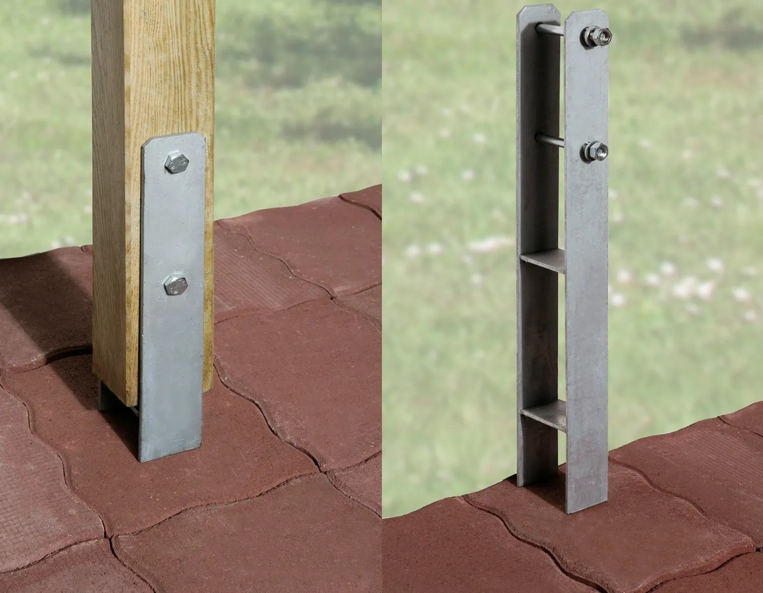 Weka Carport H-Anker-Set 11 / 12 Anker je 90 x 90 mm Weka Carport H-Anker-Set 11 / 12 Anker je 90 x 90 mm