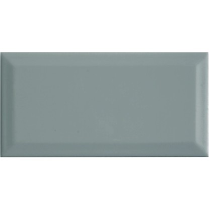 Wandfliese Facette Metro glänzend glasiert Grau 10 x 20 cm Wandfliese Facette Metro glänzend glasiert Grau 10 x 20 cm