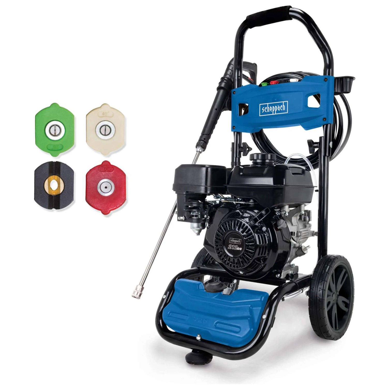Scheppach Nettoyeur haute pression HCP5000 à essence Bleu 4,3 kW Scheppach Nettoyeur haute pression HCP5000 à essence Bleu 4,3 kW