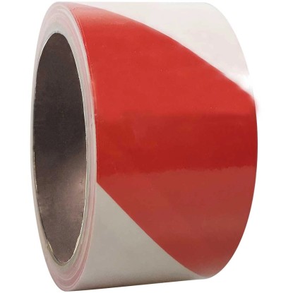 Warnmarkierungsband PVC Rot-Weiss 33 m x 50 mm Warnmarkierungsband PVC Rot-Weiss 33 m x 50 mm
