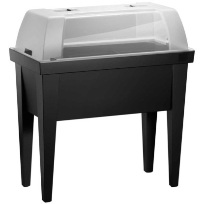 Aiuola rialzata Nera con gambe e coperchio (HxLxP) 88 x 80 x 40 cm Aiuola rialzata Nera con gambe e coperchio (HxLxP) 88 x 80 x 40 cm
