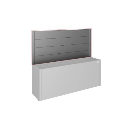 Biohort Sichtschutz DaVinci o. Acrylglas Gr. 2 m Dunkelgrau-Metallic Biohort Sichtschutz DaVinci o. Acrylglas Gr. 2 m Dunkelgrau-Metallic