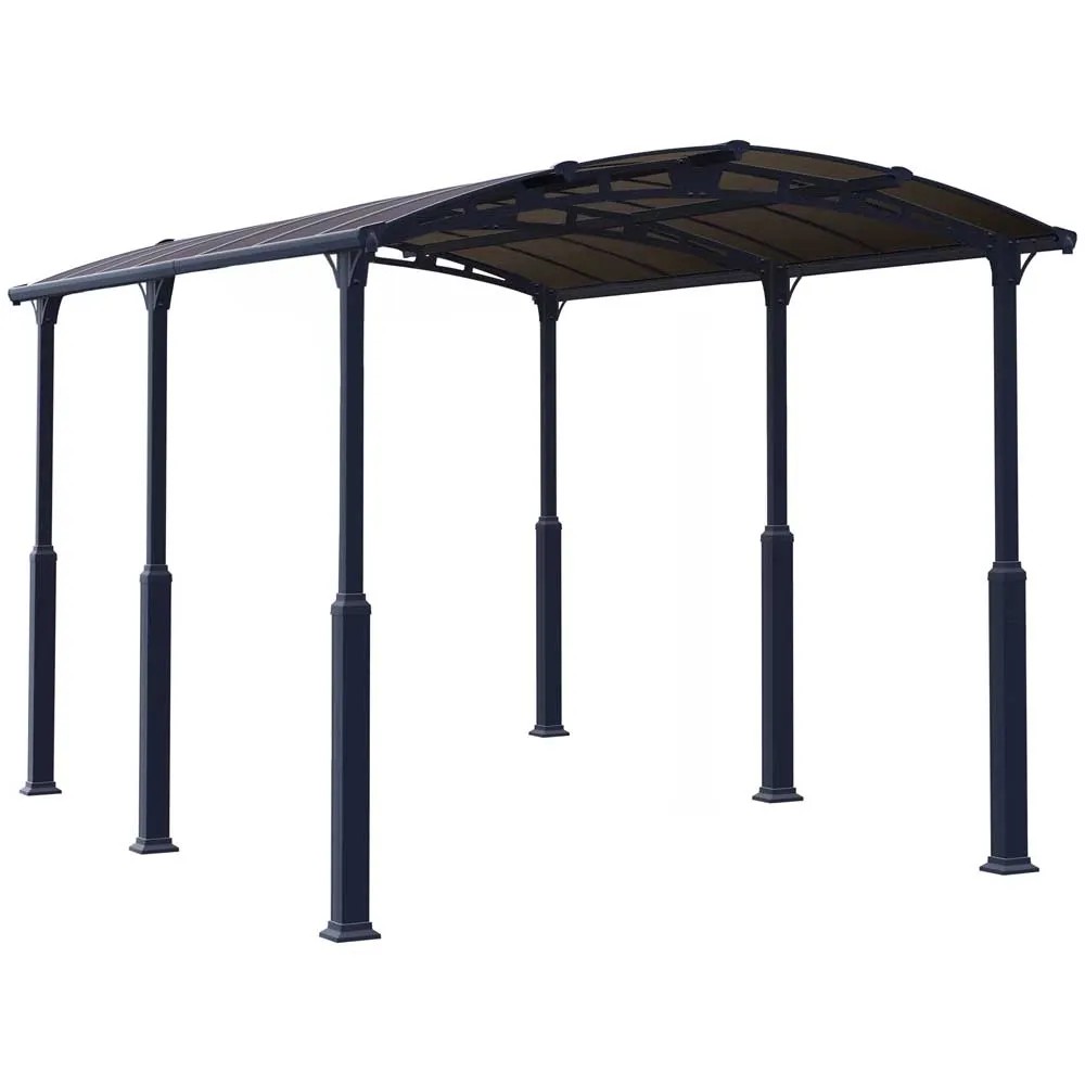 Carport Alpine 5000 Anthrazit (HxBxT) 307 - 352 x 359 x 502 cm Carport Alpine 5000 Anthrazit (HxBxT) 307 - 352 x 359 x 502 cm