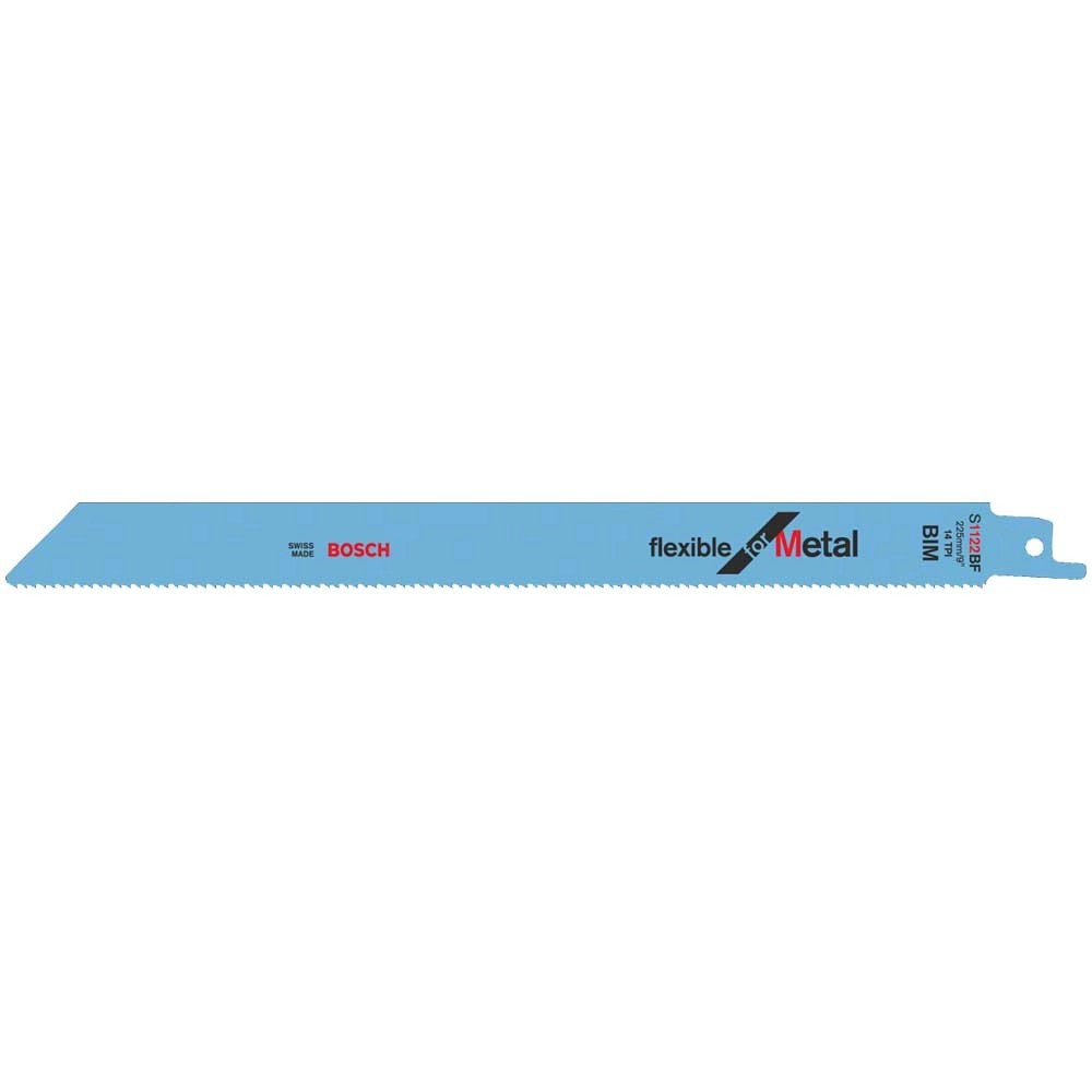 Bosch Säbelsägeblatt S 1122 BF Flexible for Metal Länge 225 mm 5 Stk