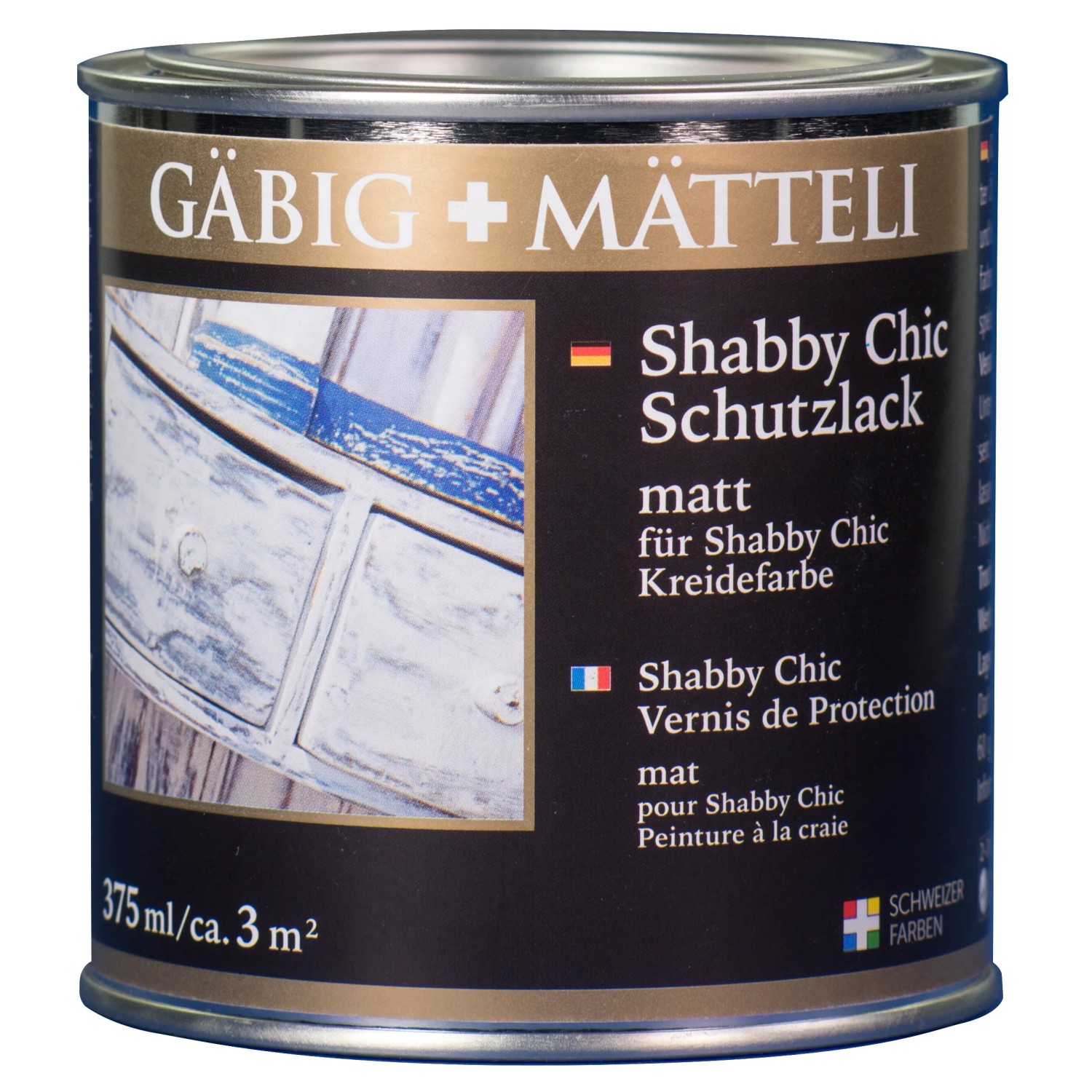 Gäbig+Mätteli Shabby Chic Schutzlack matt 375 ml Gäbig+Mätteli Shabby Chic Schutzlack matt 375 ml