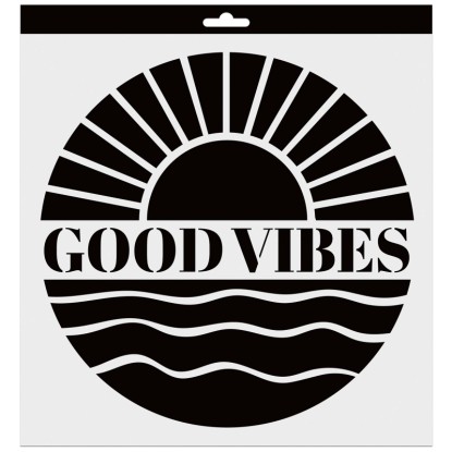 Aladine Schablone Good Vibes 28 x 28 cm Aladine Schablone Good Vibes 28 x 28 cm