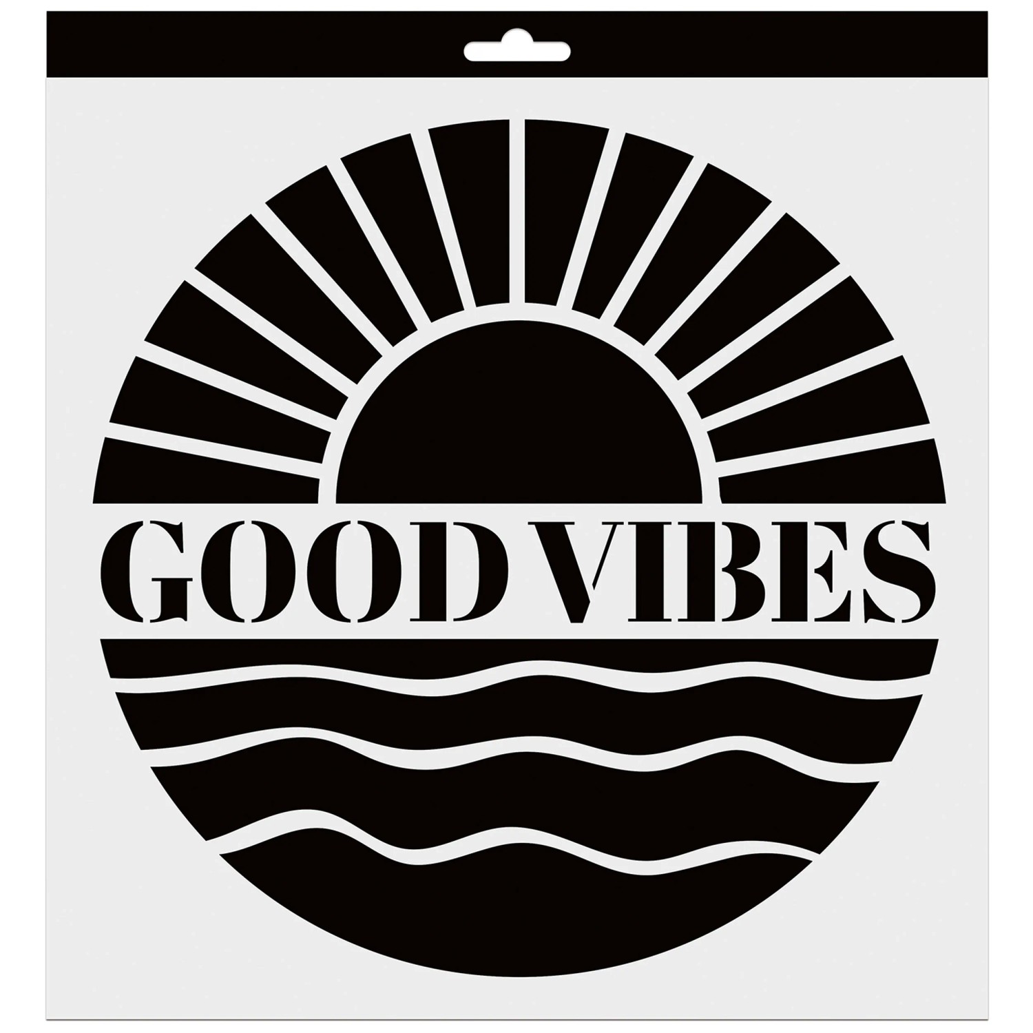 Aladine Schablone Good Vibes 28 x 28 cm Aladine Schablone Good Vibes 28 x 28 cm