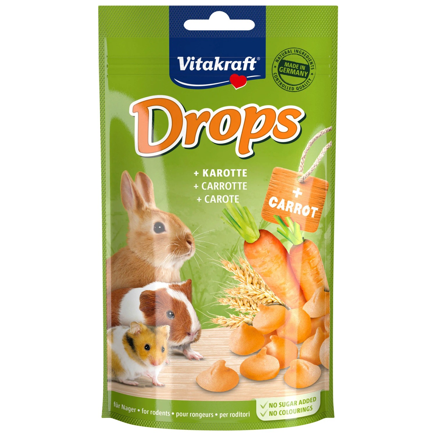 Drops + Karotte Nager 75g Drops + Karotte Nager 75g