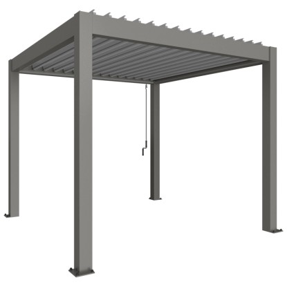 Biohort Pergola quarzgrau/silber-metallic Gr. 3 x 3 m Biohort Pergola quarzgrau/silber-metallic Gr. 3 x 3 m