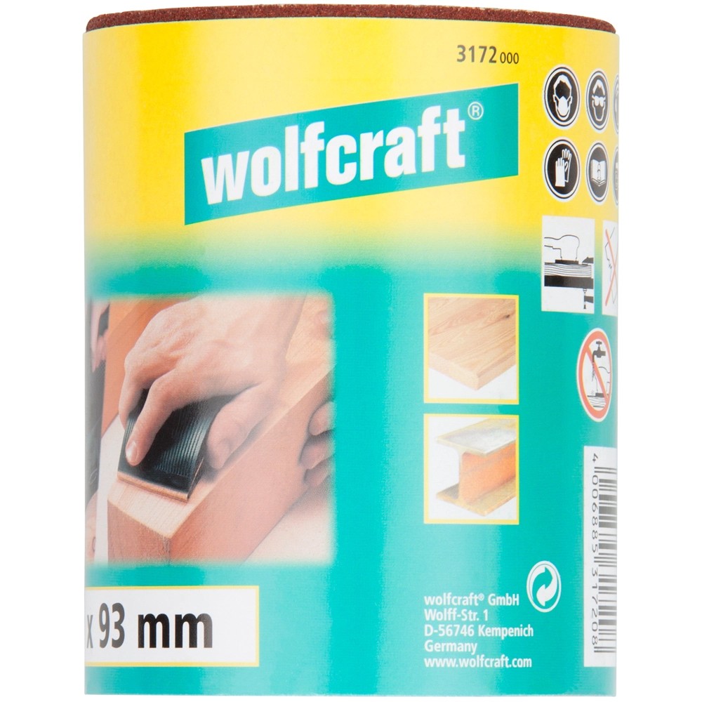 Wolfcraft Schleifpapierrolle Breite Mm L Nge M K Rnung