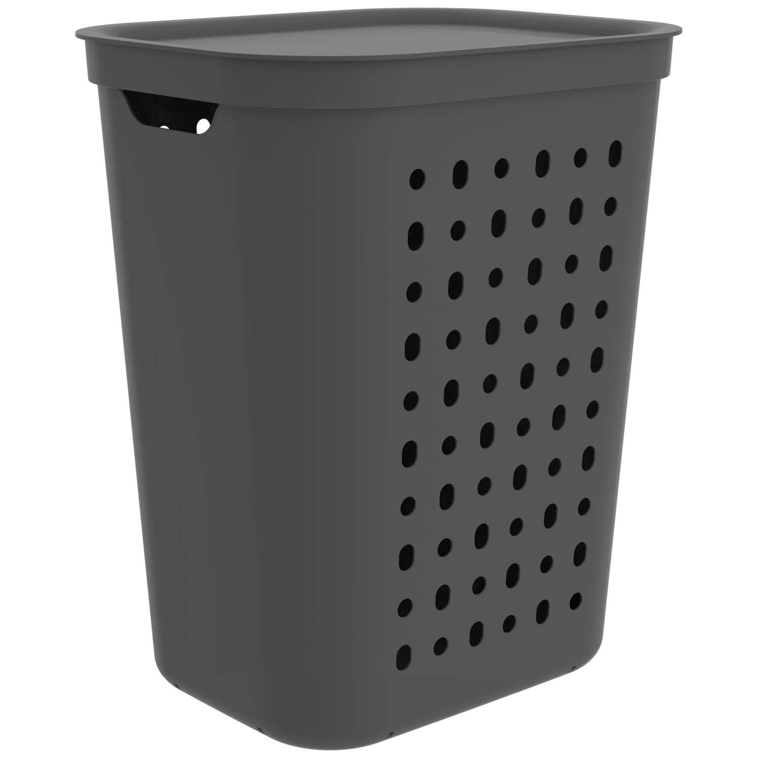 Rotho Wäschebox Jona Anthrazit 55 l inkl. Deckel Rotho Wäschebox Jona Anthrazit 55 l inkl. Deckel