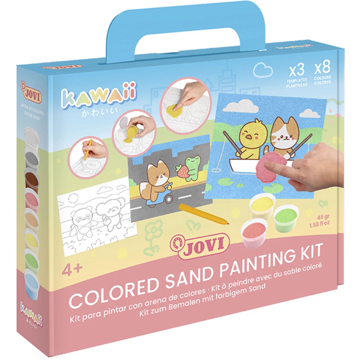 Jovi Sandmal-Set Kawaii Tiere Jovi Sandmal-Set Kawaii Tiere