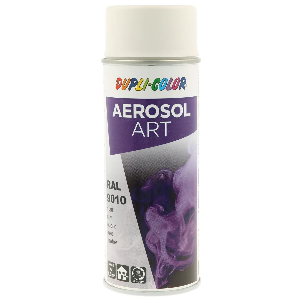 Dupli-Color Lackspray Aerosol-Art matt RAL 9010 Reinweiss 400 ml Dupli-Color Lackspray Aerosol-Art matt RAL 9010 Reinweiss 400 ml