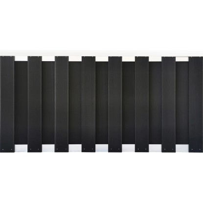 Vorgartenzaun-Element WPC Aluminium Anthrazit 90 x 180 cm Vorgartenzaun-Element WPC Aluminium Anthrazit 90 x 180 cm