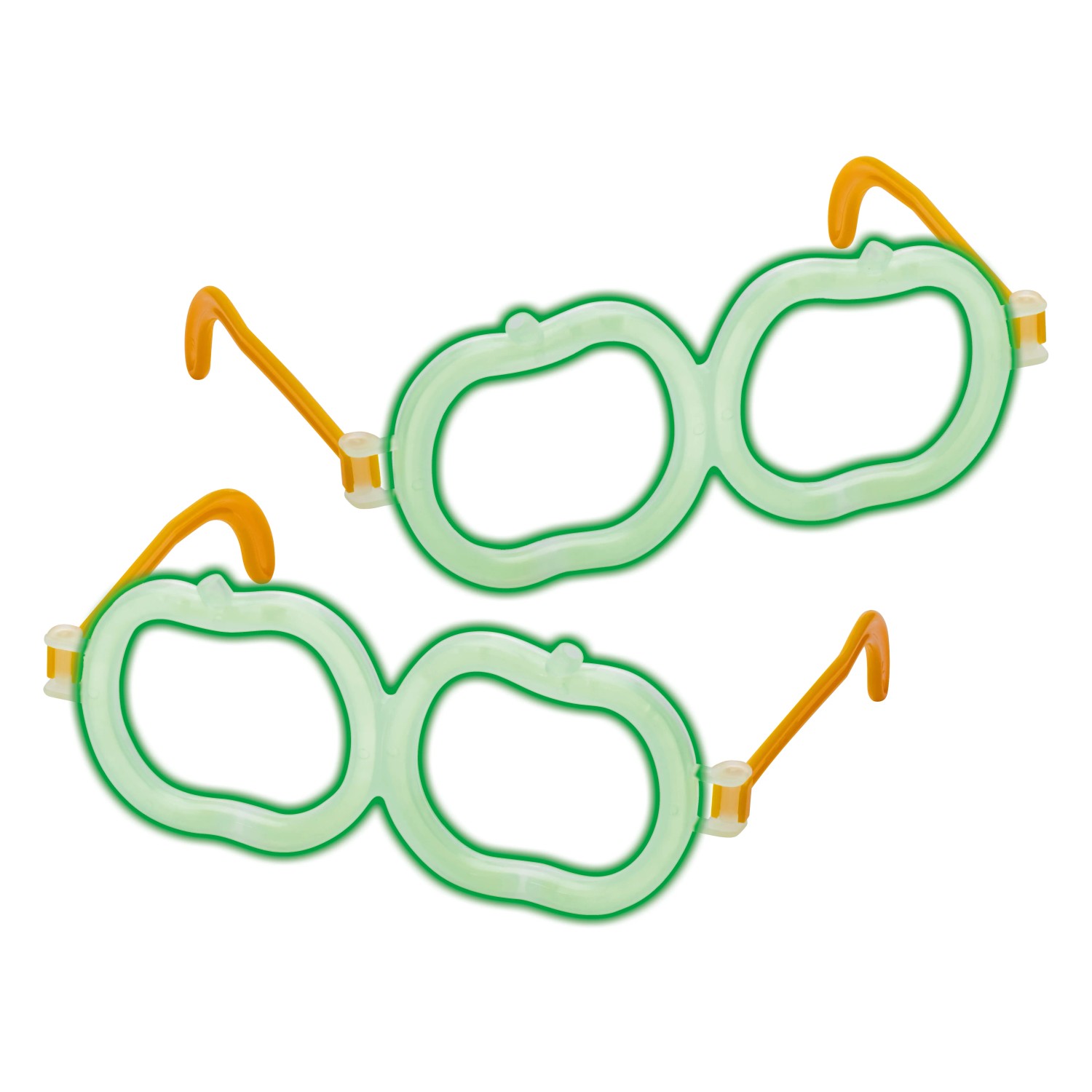 Occhiali fluorescenti Mela Verde 2 pz. Occhiali fluorescenti Mela Verde 2 pz.