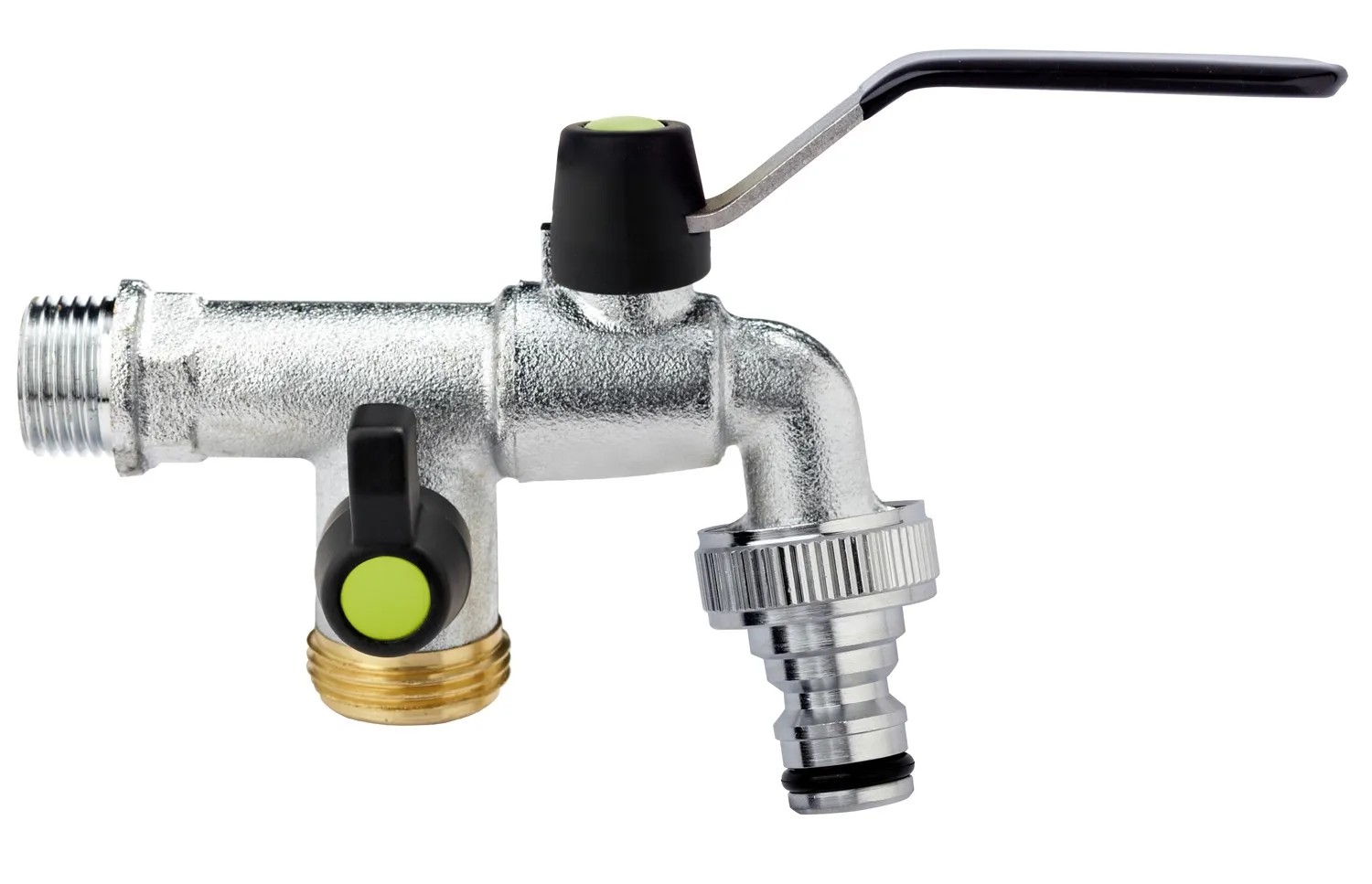 Gartec Aquajet-Wasserhahn 1/2 2 x 3/4 Aussen Gartec Aquajet-Wasserhahn 1/2 2 x 3/4 Aussen