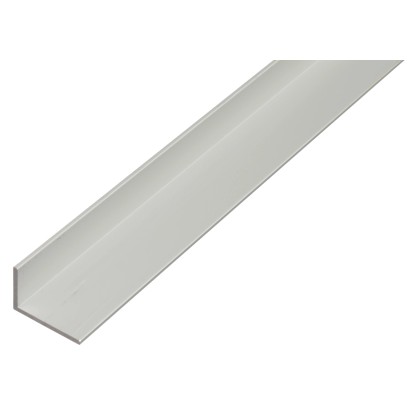 Profilo angolare asimmetrico Argento 20 x 30 x 2'000 mm / spessore 2 mm Profilo angolare asimmetrico Argento 20 x 30 x 2'000 mm / spessore 2 mm
