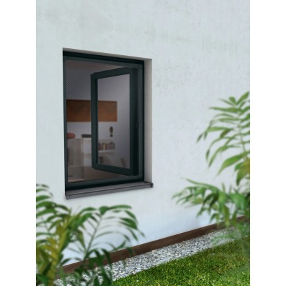 Alurahmen Fenster Anthrazit 100 x 120 cm Alurahmen Fenster Anthrazit 100 x 120 cm