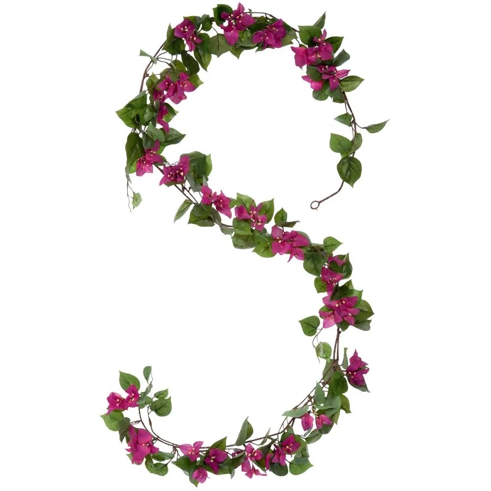 Mica Decorations Kunstgirlande Bougainvillea Grün-Dunkelrosa Ø18cm / Länge 180cm Mica Decorations Kunstgirlande Bougainvillea Grün-Dunkelrosa Ø18cm / Länge 180cm