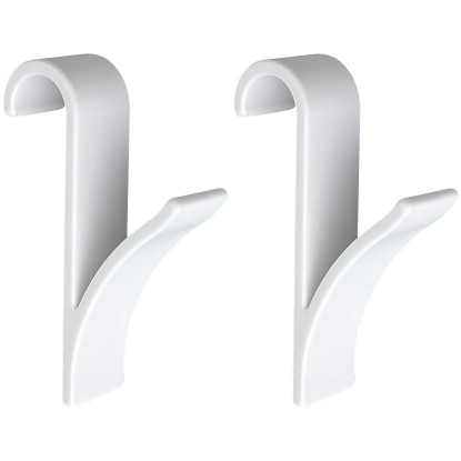 Wenko Haken für Handtuchheizkörper Weiss 2er-Set Wenko Haken für Handtuchheizkörper Weiss 2er-Set