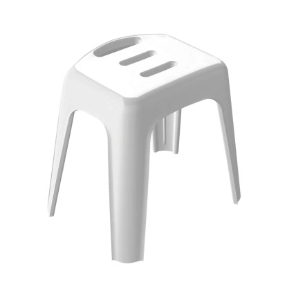 Spirella Sgabello di sicurezza Bianco (HxLxP) 52 x 47 x 38 cm Spirella Sgabello di sicurezza Bianco (HxLxP) 52 x 47 x 38 cm
