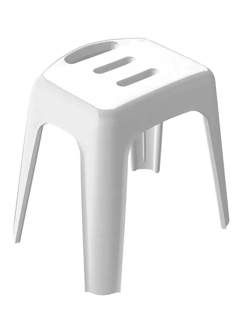 Spirella Sgabello di sicurezza Bianco (HxLxP) 52 x 47 x 38 cm Spirella Sgabello di sicurezza Bianco (HxLxP) 52 x 47 x 38 cm