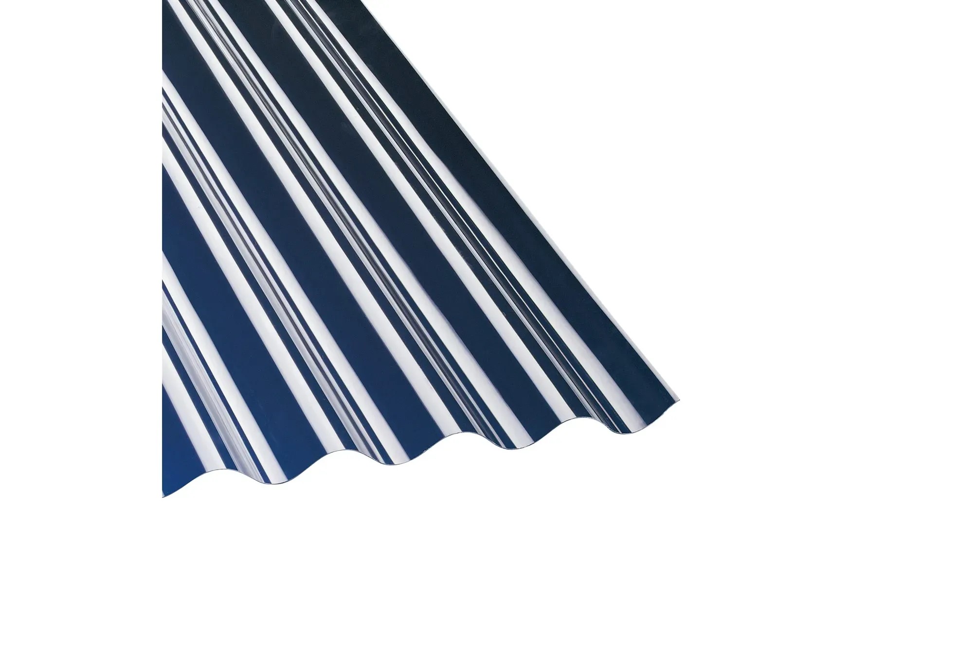 PVC-Profilplatte Sinus 76/18 Transparent 200 x 90 cm PVC-Profilplatte Sinus 76/18 Transparent 200 x 90 cm