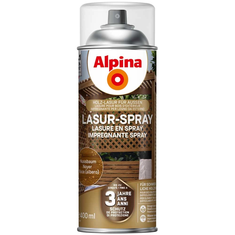 Alpina Lasur Spray Nussbaum DIF 400 Ml Kaufen Bei OBI