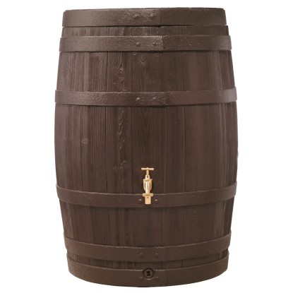Garantia Cisterna acqua piovana Barrica plastica Marrone scuro 420 l / Ø 78 cm Garantia Cisterna acqua piovana Barrica plastica Marrone scuro 420 l / Ø 78 cm