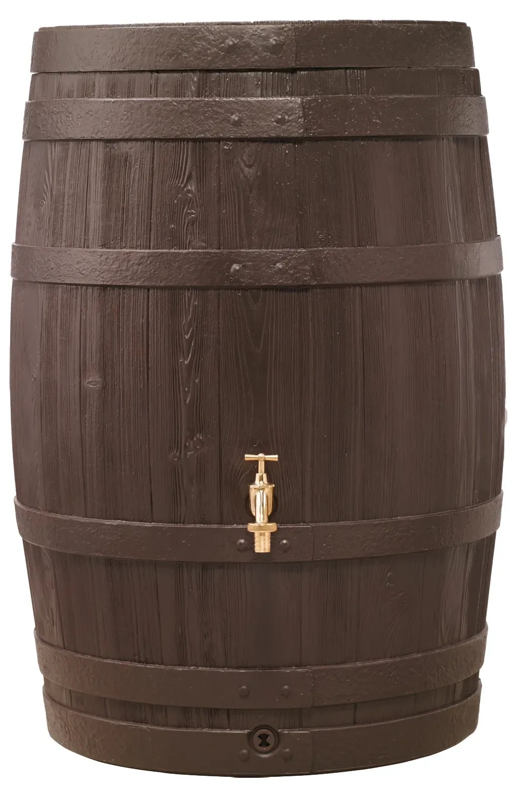 Garantia Cisterna acqua piovana Barrica plastica Marrone scuro 420 l / Ø 78 cm Garantia Cisterna acqua piovana Barrica plastica Marrone scuro 420 l / Ø 78 cm