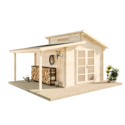 Alpholz Holz-Gartenhaus Pultdach Tauchimprägniert 920 cm x 360 cm Alpholz Holz-Gartenhaus Pultdach Tauchimprägniert 920 cm x 360 cm