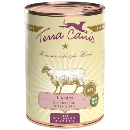 Terra Canis Cibo umido per cani Classic Agnello 400 g Terra Canis Cibo umido per cani Classic Agnello 400 g