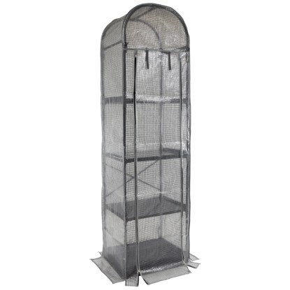 Videx Garden Folien-Gewächshaus Luana Transparent (HxBxT) 210 x 60 x 45 cm Videx Garden Folien-Gewächshaus Luana Transparent (HxBxT) 210 x 60 x 45 cm