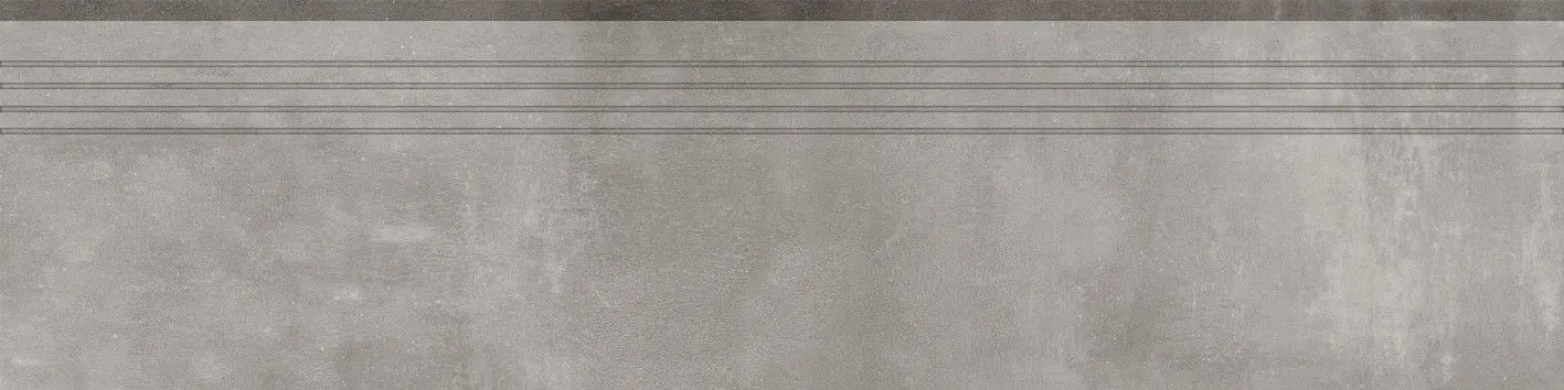 Trittstufe Denver Feinsteinzeug glasiert matt Grey 30 x 120 cm Trittstufe Denver Feinsteinzeug glasiert matt Grey 30 x 120 cm