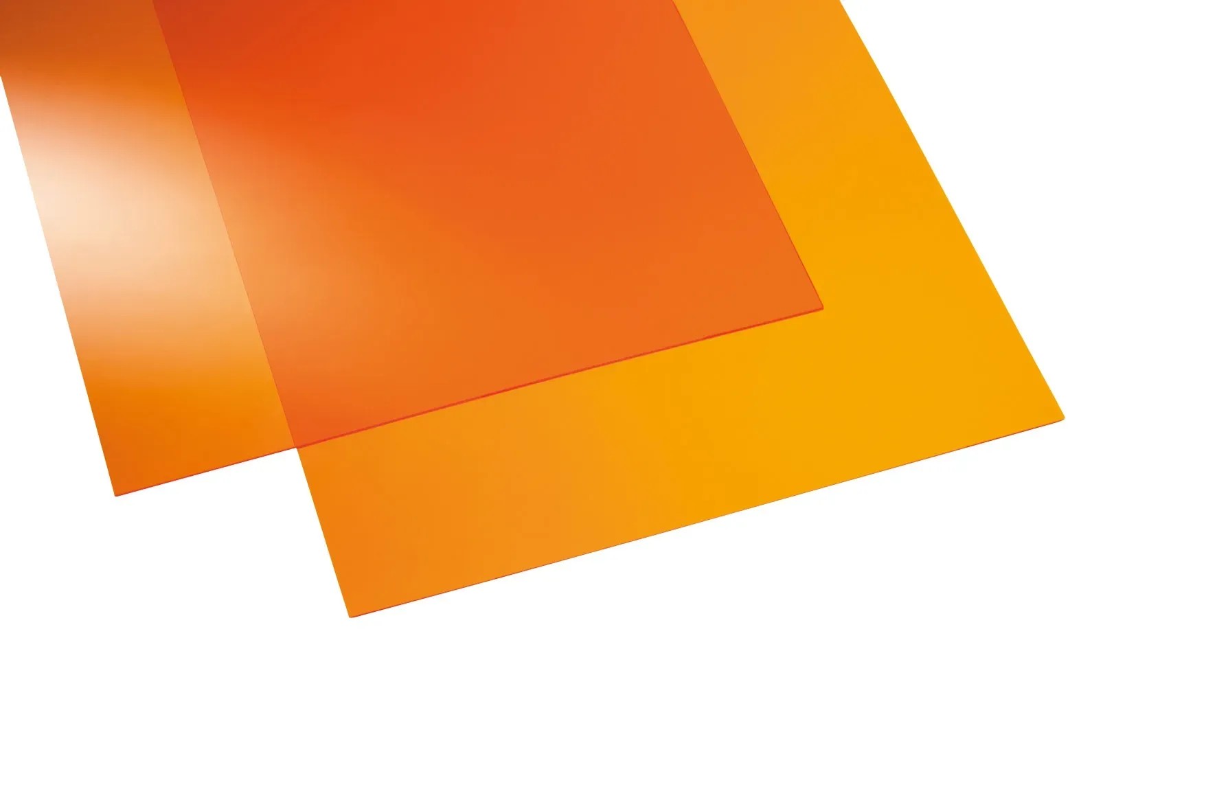 Acryl Platte Eben glatt Orange 250 x 500 mm / Stärke 3 mm Acryl Platte Eben glatt Orange 250 x 500 mm / Stärke 3 mm