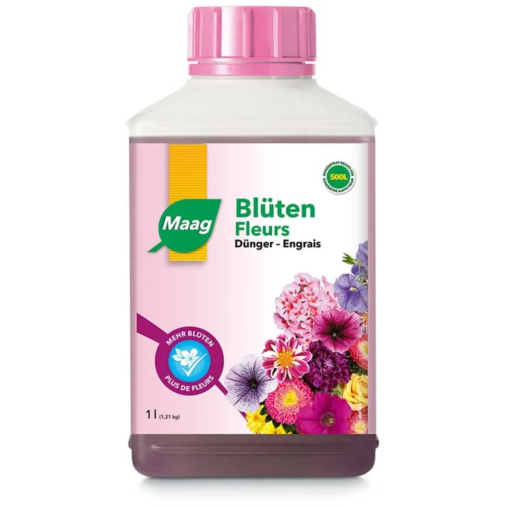 Maag Fertilizzante liquido per fiori 1 l Maag Fertilizzante liquido per fiori 1 l