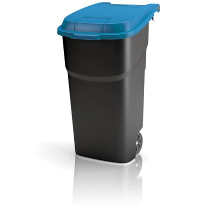 Rotho Bidone rifiuti Atlas Blu Antracite 100 l Rotho Bidone rifiuti Atlas Blu Antracite 100 l