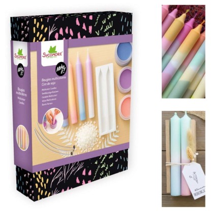 Kerzen-Set Make It Tie and Dye / 4 Stk. Kerzen-Set Make It Tie and Dye / 4 Stk.