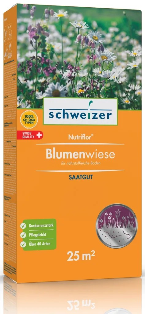 Nutriflor Blumenwiese für nährstoffreiche Böden Nutriflor Blumenwiese für nährstoffreiche Böden