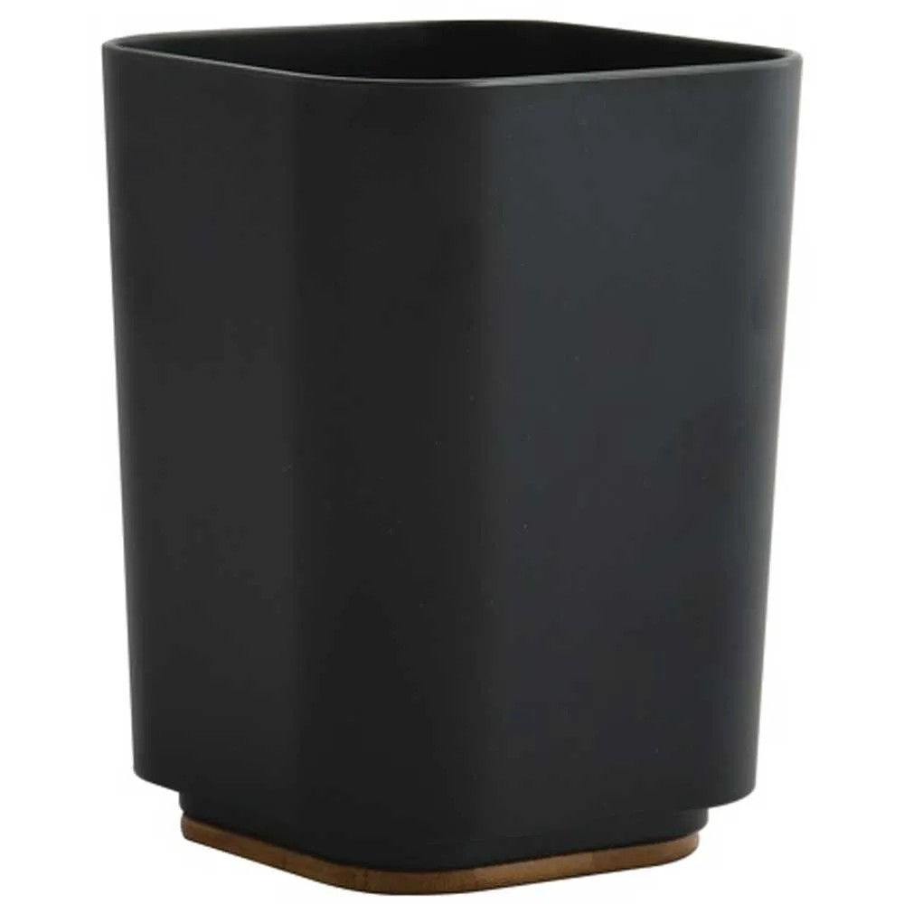MSV Becher Kamla Bambus Schwarz (HxBxT) 11,1 x 7,9 x 7,9 cm MSV Becher Kamla Bambus Schwarz (HxBxT) 11,1 x 7,9 x 7,9 cm