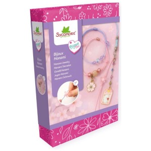 Coffret de création de bijoux Hanami XS pour des bijoux colorés de style japonais.