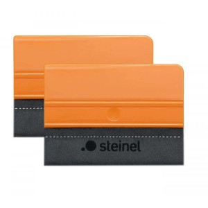 Steinel Spatola Alcantara set da 2: Spatole in plastica con bordo in Alcantara per lavori di rivestimento.