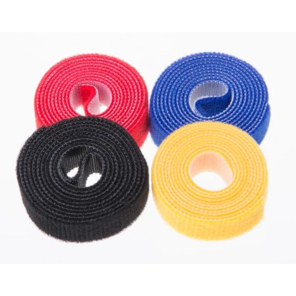 Klettbandrolle doppelseitig Farbig 1 m