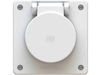 Steckdose Exo 1 x Typ25 IP55 Weiss Gr. 1 x 1 Steckdose Exo 1 x Typ25 IP55 Weiss Gr. 1 x 1