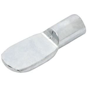 Support d'étagère Bestapac, acier galvanisé, 5 mm, lot de 20 pour aménagement de meubles.