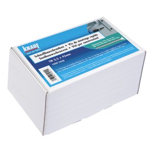 Confezione di viti Knauf TN per cartongesso 3,5x25 mm, 1000 pezzi.
