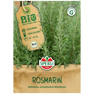 Sperli Semi Biologici di Rosmarino: Erbe aromatiche per aiuole, vasi e contenitori.