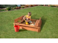 Weka Sandkasten 196 B Gr. 1 mit klappbarer Abdeckung